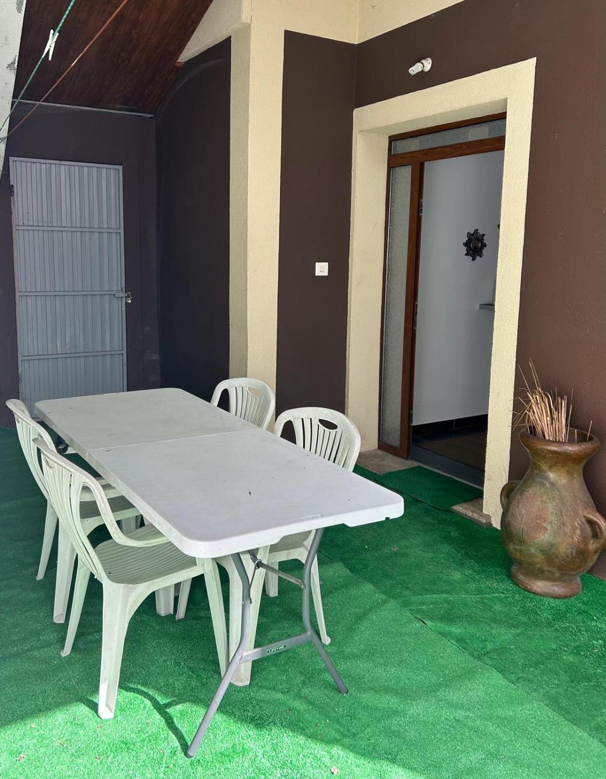 Villa Bajo Casa En Moaña Exterior foto